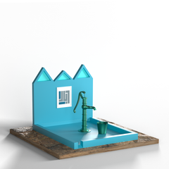 Surface Well with Hand Pump